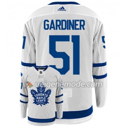 Herren Eishockey Toronto Maple Leafs Trikot JAKE GARDINER 51 Adidas Weiß Authentic